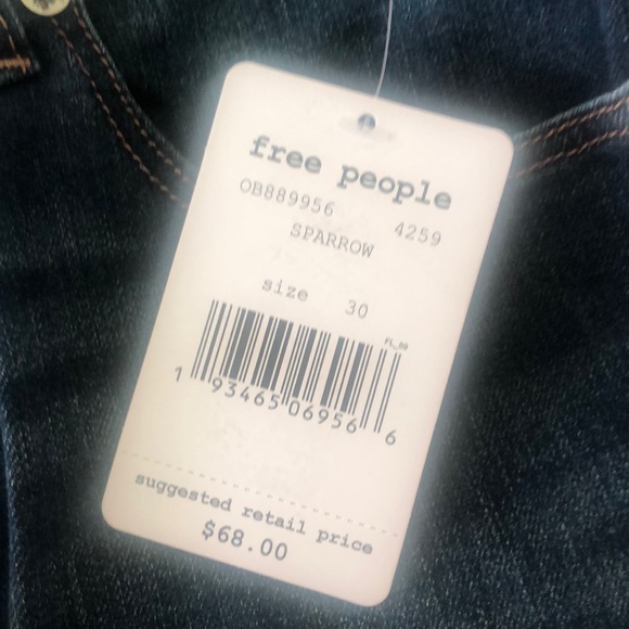 Free people Teagan Denim Skirt in Dark Denim - Picture 5 of 5